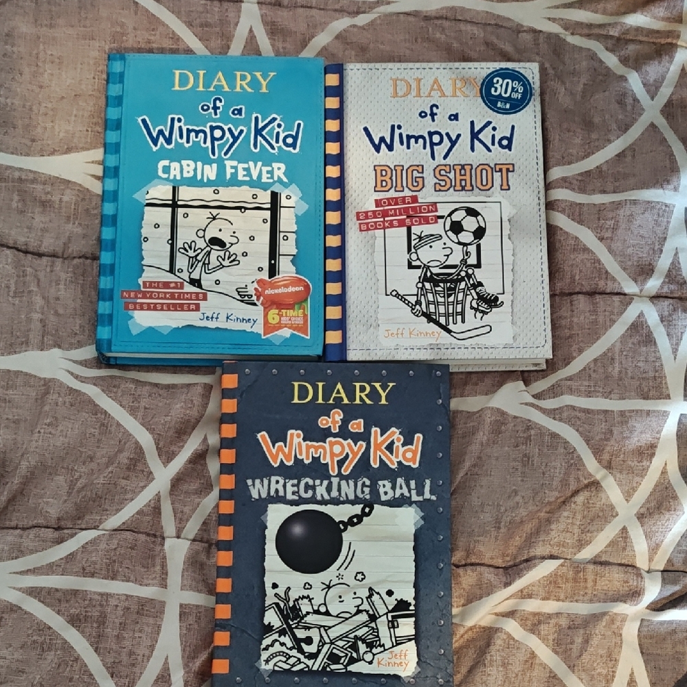 Book Set - Blue, White, Black Covers